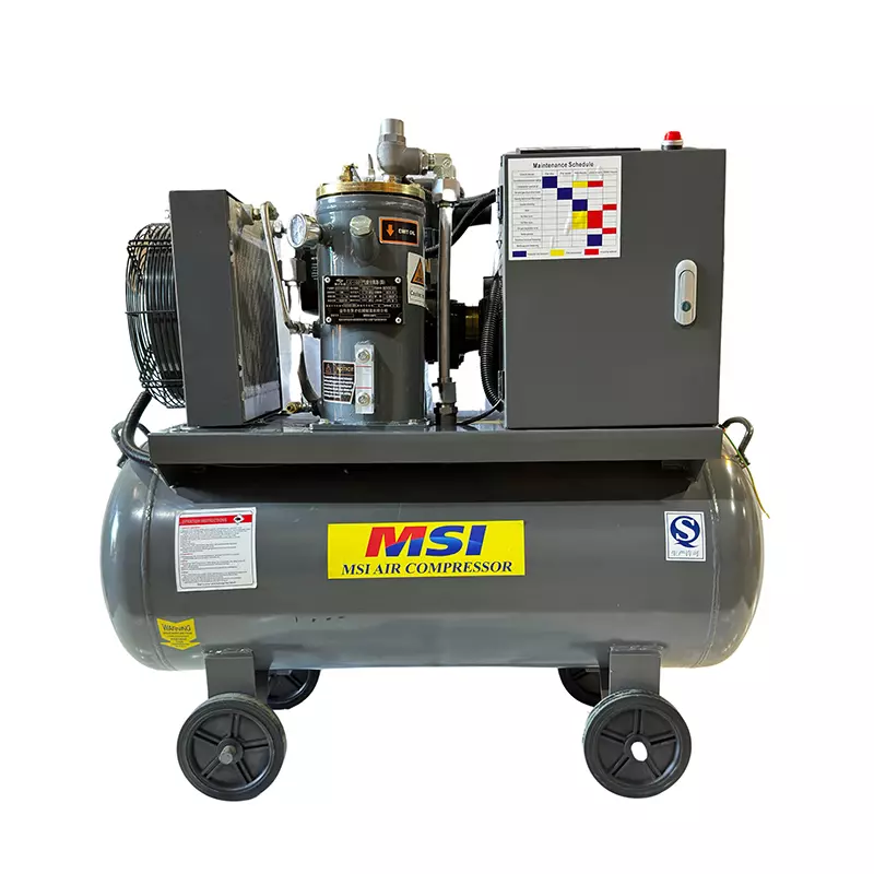 MSI 10 HP Power, 180 L Tank Capacity and 8 Bar Pressure Screw Air Compressor, MSOC 25