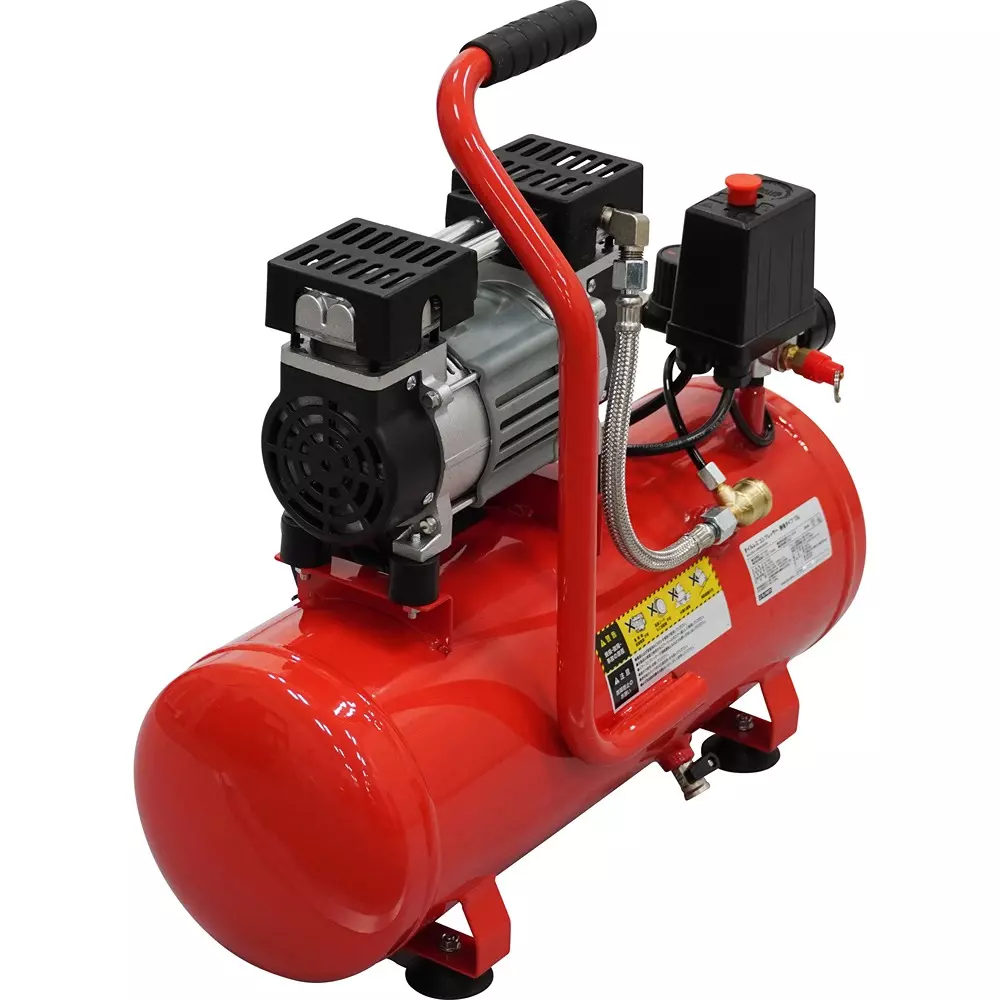 MonotaRO Oil-Less Compressor Silent Type 13L 0.7 Mpa Max. Operating Pressure, MCP-13SLMA