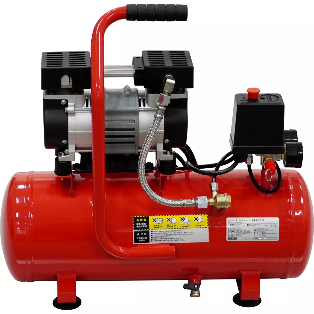monotaro-oil-less-compressor-silent-type-13l-07-mpa-max-operating-pressure-mcp-13slma