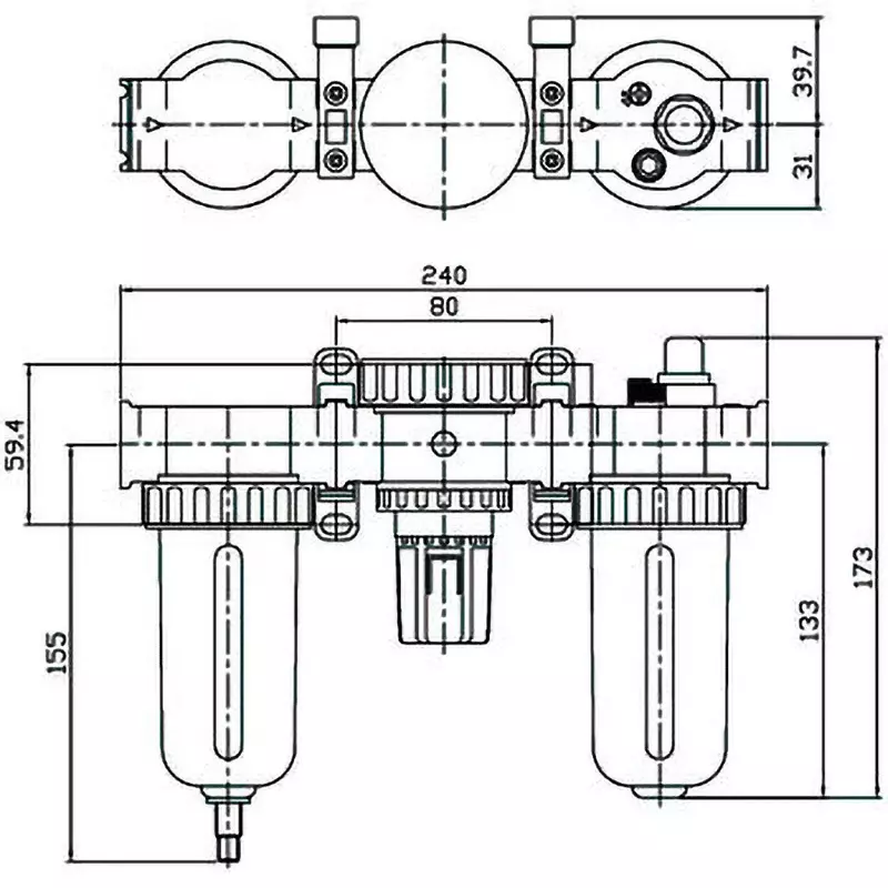 monotaro-filter-regulator-lubricator-unit-aluminum-alloy-1-mpa-pt-type-thread-frl-3-02a