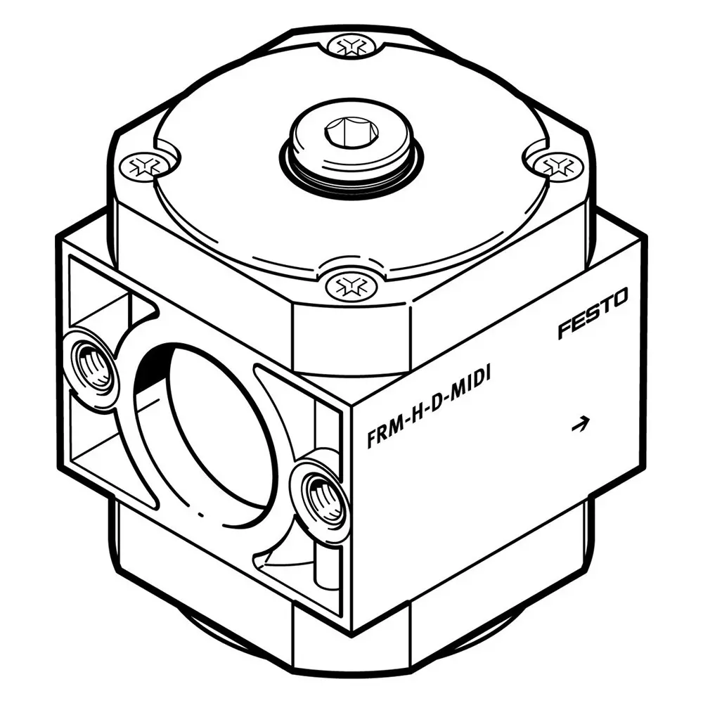 FESTO Branching Module Branching Module Design 0.02 Mpa - 1.6 Mpa Operating Pressure, 170688