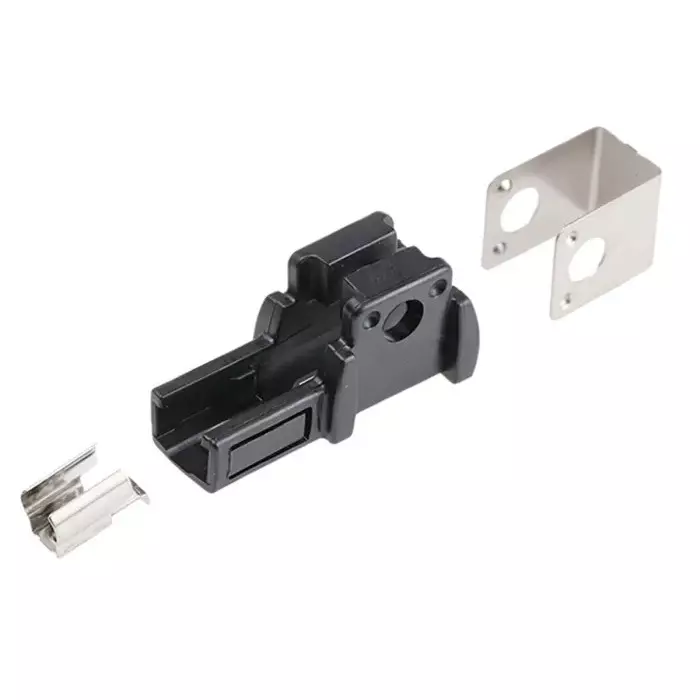 SMC Bracket BJ3 Series Metal Body Silver & Black Color for Use With Double Acting Cylinder, BJ3-1