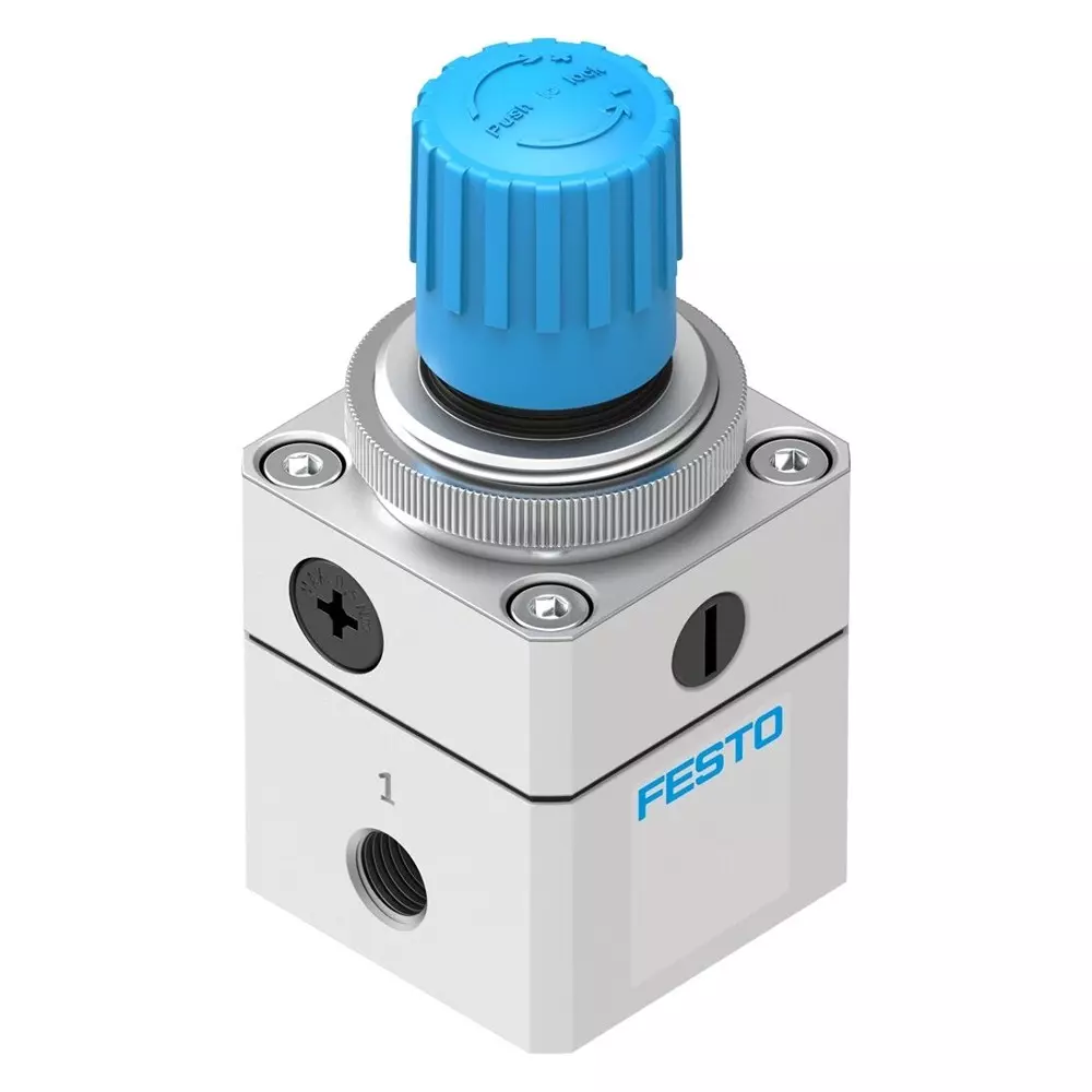 FESTO Precision Pressure Regulator Rotary Knob With Detent Actuator Lock, 2416371