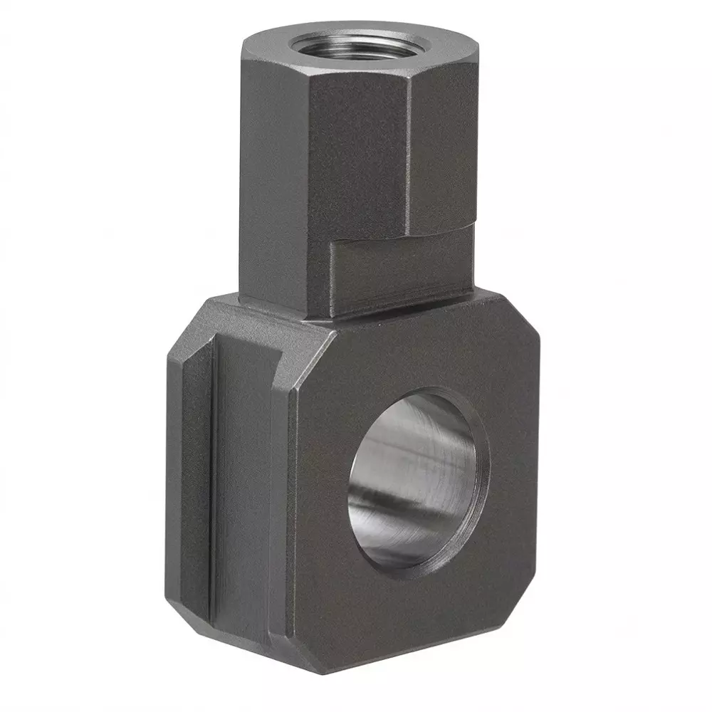 SMC T Type Spacer Metal Body Black Color Used for Redirection of Air Flow, Y210-02-D