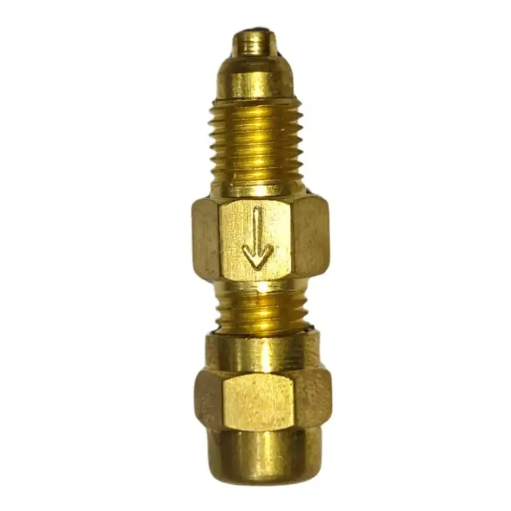 GENERIC Lubrication Crocodile Cartridge Golden Steel & Brass for Industrial Use