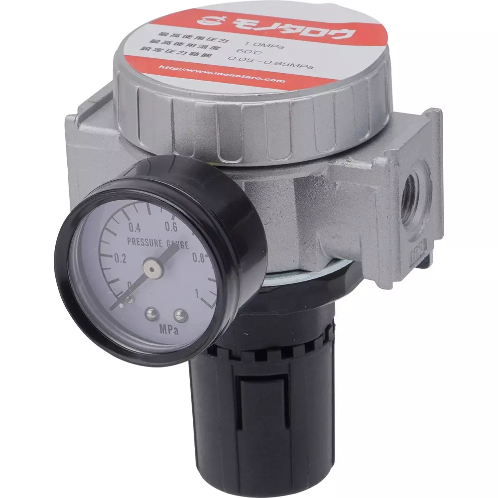 MonotaRO Regulator with Maximum Operating Pressure Mpa 1.0 for Industrial and Daily Use Applications, R-02B