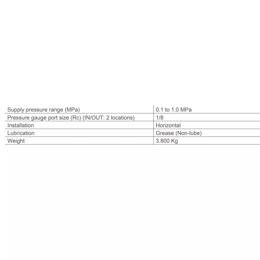SMC Rc 9.50 mm (3/8 inch) Handle Operated Booster Regulator, VBA20A-03GN
