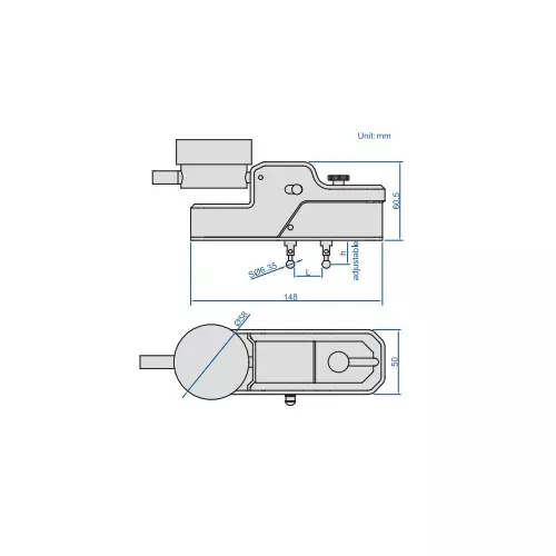 Insize Digital External Measuring Gauge 13-38 mm, 2934-401