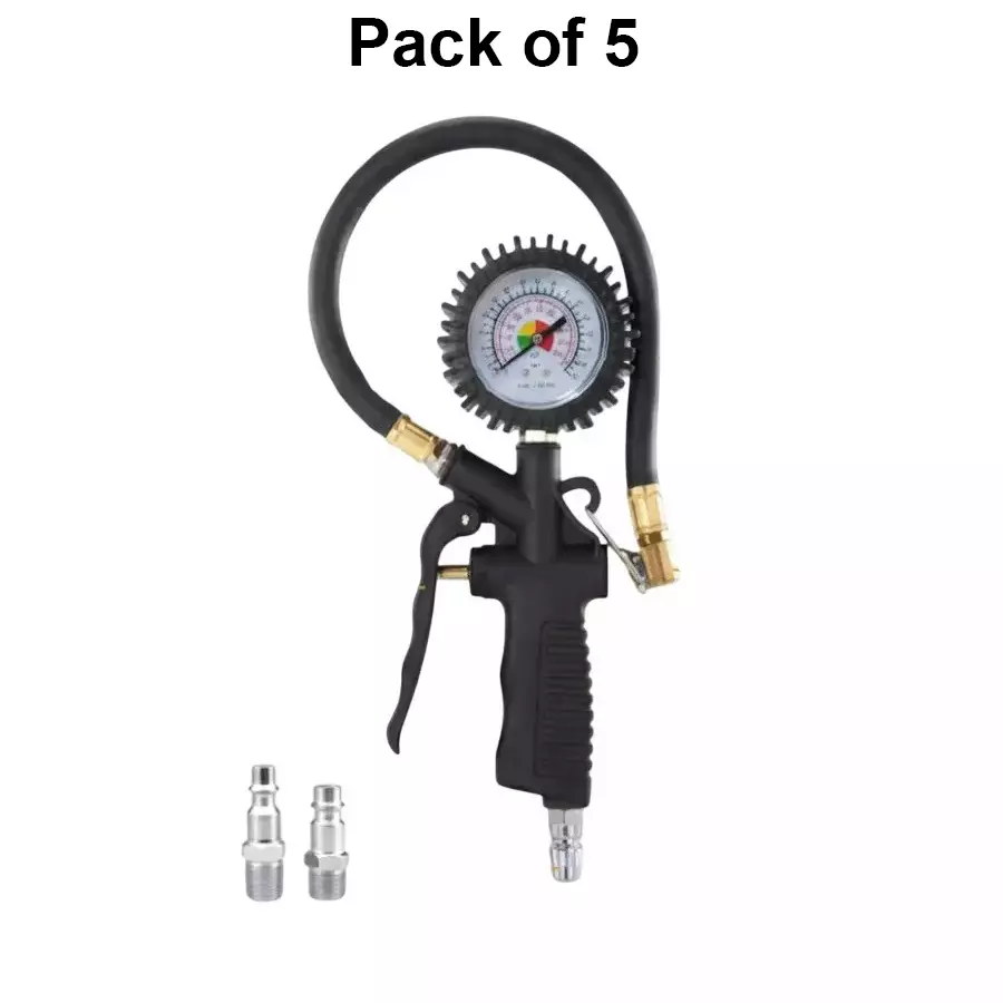 age-tech-analog-tire-pressure-inflator-gauge-0-230-psi-0-16-bar-measurement-range-and-0025-accuracy-dp-203-pack-of-5