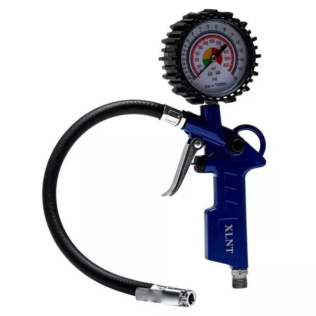 XLNT Tire Inflating Gun Manual Operated and 8.5 Bar Pressure for Inflating Tyres, TG 6