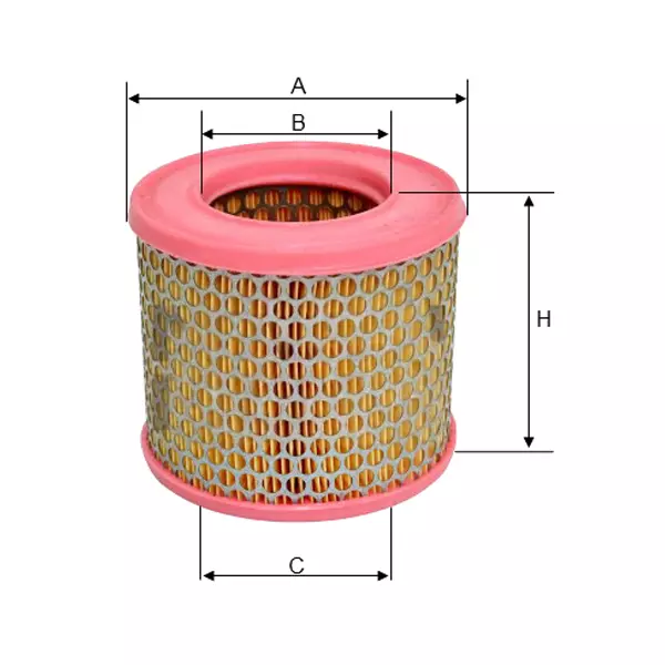 MANN C 1450 Air Filter Element Cylindrical