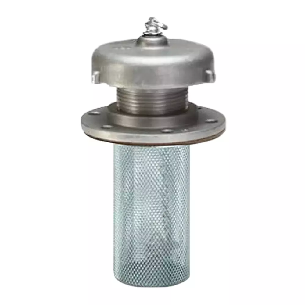 Hydroline Breather Filter Silver (Base) 25 mm (1 inch) Round Aluminium Die-Cast, ABF-10N