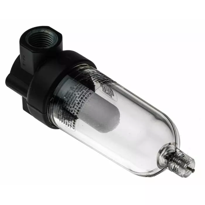 Norgren Pneumatic Filter F07 series 401¼m G 1/4 10 bar with manual drain, F07-200-M3TG