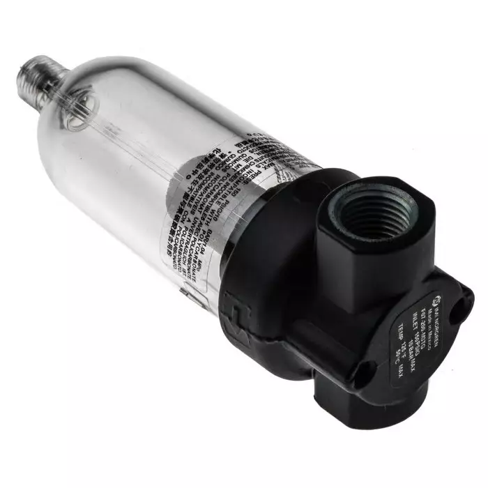 Norgren Pneumatic Filter F07 series 401¼m G 1/4 10 bar with manual drain, F07-200-M3TG