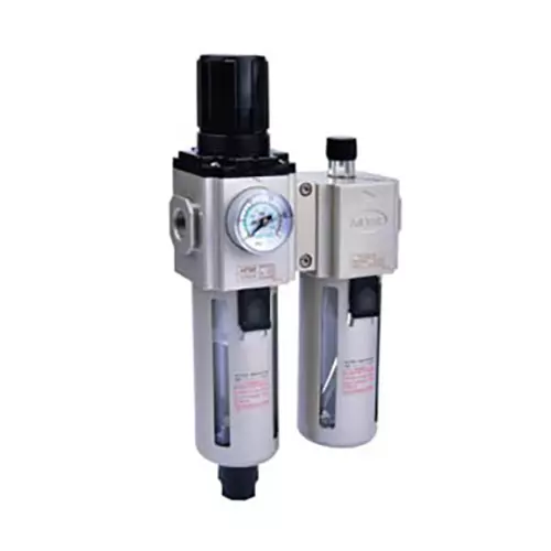 Airtac GAFC Series FR.L. Combination (Filter /Regulator + Lubricator) 1/2 inch (12.7 mm), GAFC400-15-S-G