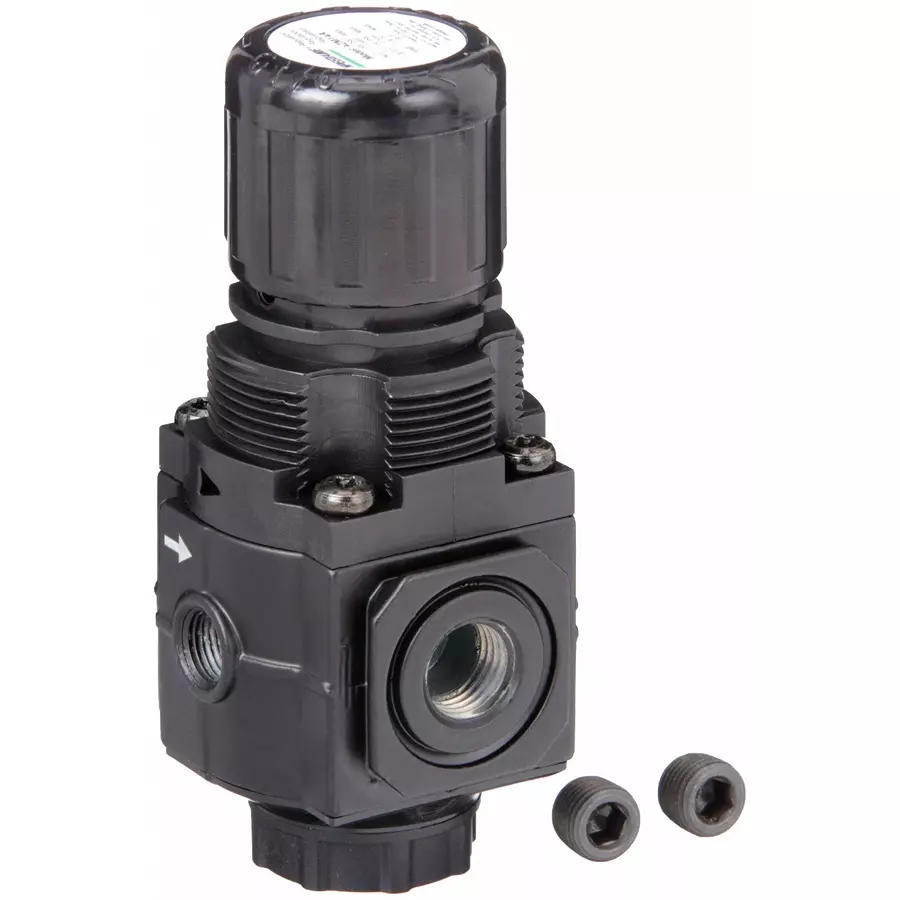 SPEEDAIRE 6.35 mm (1/4 inch) NPT Compressed Air Regulator 80 cfm, 4ZM14