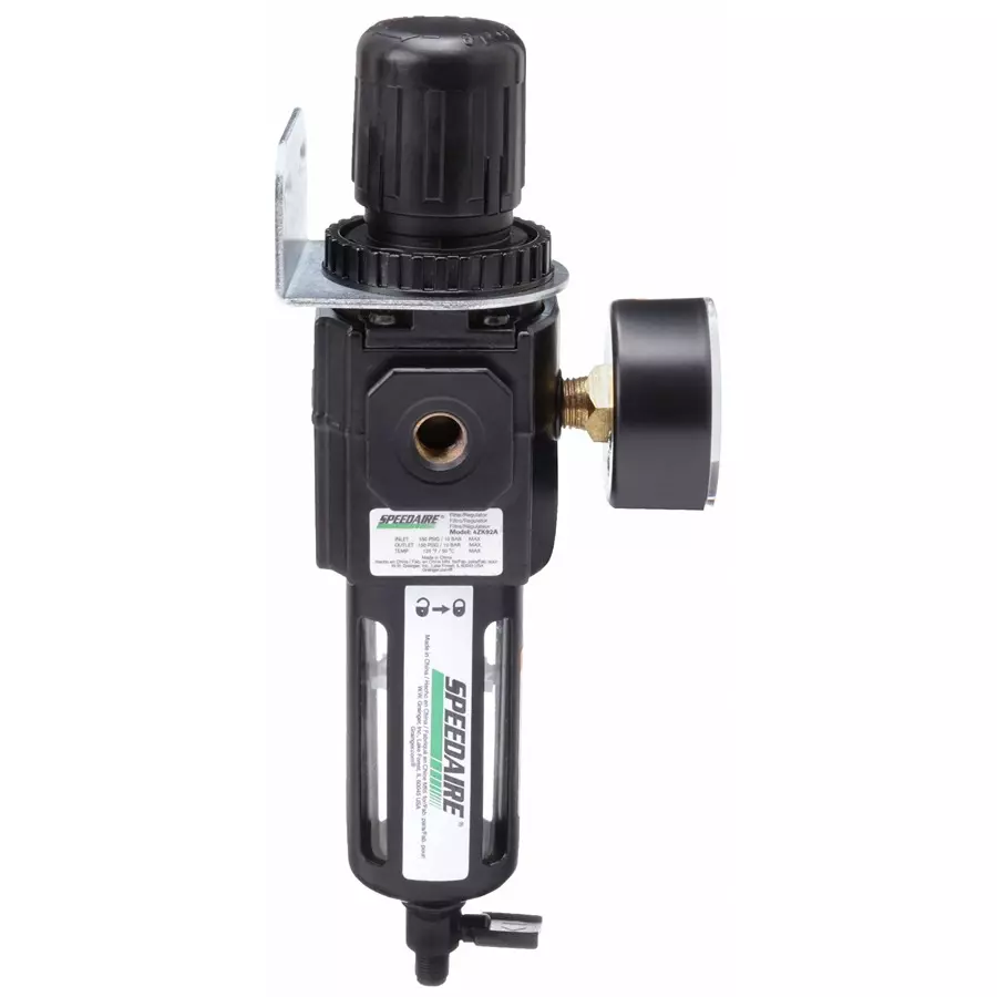 SPEEDAIRE 6.35 mm (1/4 inch) NPT 80 cfm Filter-Regulator 40 m, 4ZK92