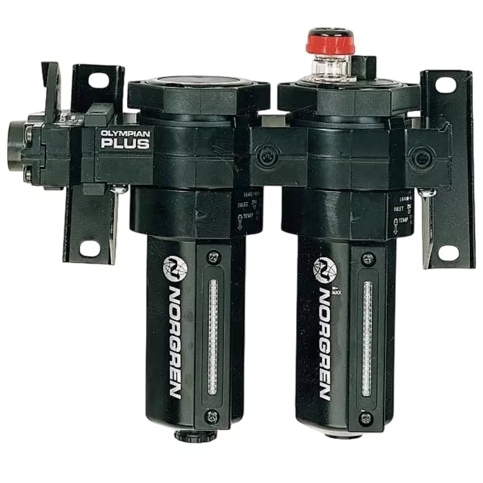 Norgren Pneumatic Air Preparation G 1/2 FRL Auto matic Drain 401¼m Filtration Size-Without Pressure Gauge, FL64-403