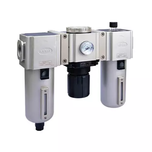 Airtac GAC Series F.R.L. Combination (Filter + Regulator + Lubricator) 3/8 inch (9.525 mm), GAC300-10-S-G