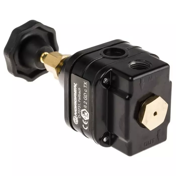 Norgren Pneumatic Regulator G 1/4 - 1/4in 8 bar max. input, 11-818-999