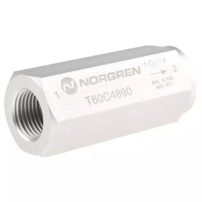 Norgren Pneumatic Shut-Off Valve G 1/2 in Female 23.2L/s, T60C4890