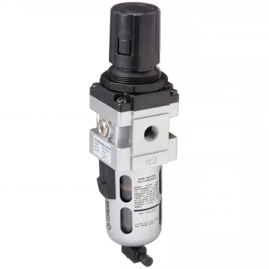 Janatics 1/4 inch (6.35 mm) Filter Regulator Combination With 40 Micron, FRC149134