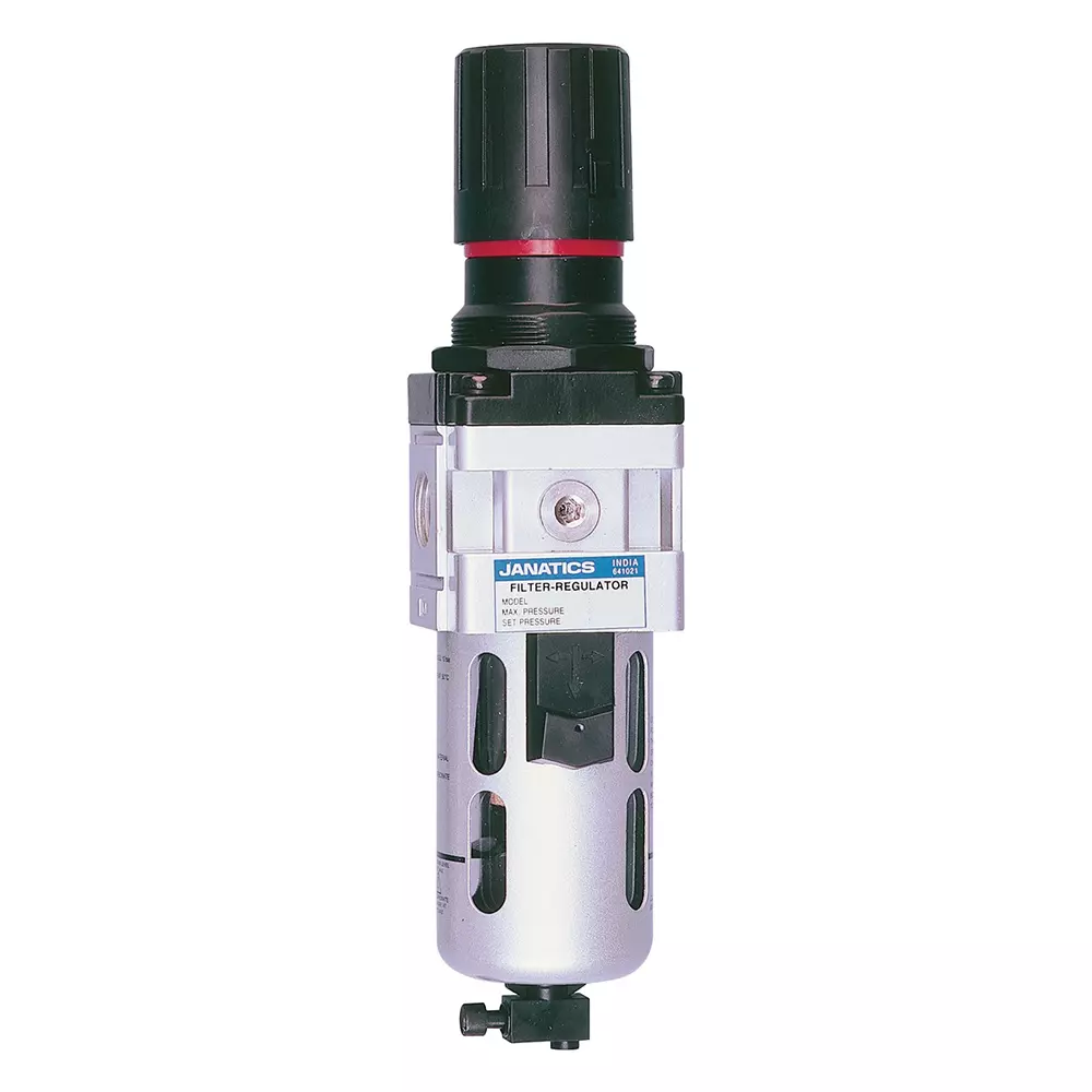Janatics 1/2 inch (12.7 mm) Filter Regulator Combination With 5 Micron, FRC159314