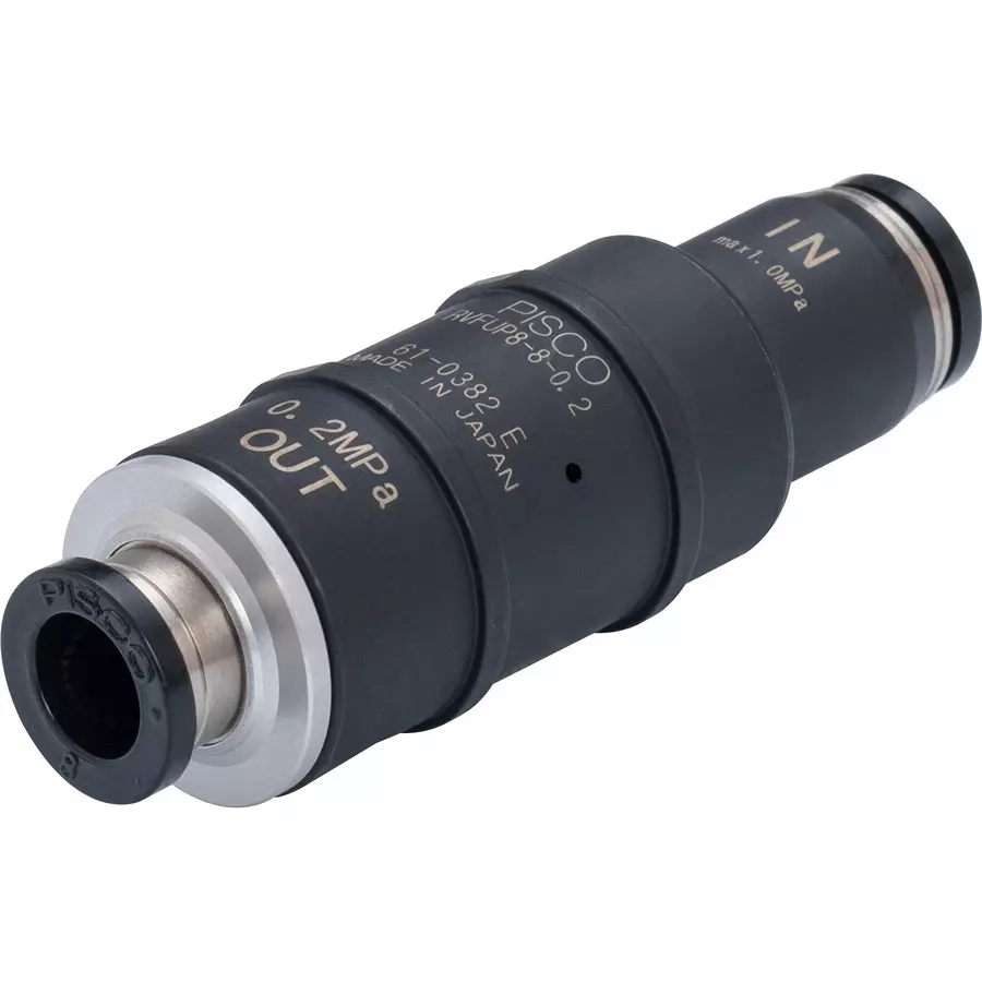 PISCO Fixed Pressure Air Regulator 10 mm Dia 0.25 MPa, RVFUP10-10-0.25