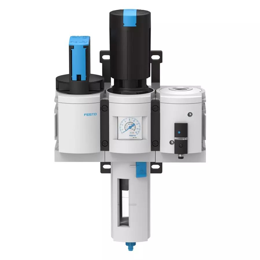 FESTO 40 µm 5100 L/min Air Preparation Combination Unit, 8025355