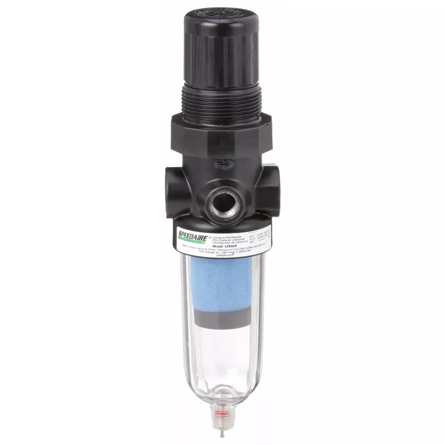 SPEEDAIRE 1/8 inch NPT 4 cfm Filter-Regulator 0.01 µm, 4ZK80