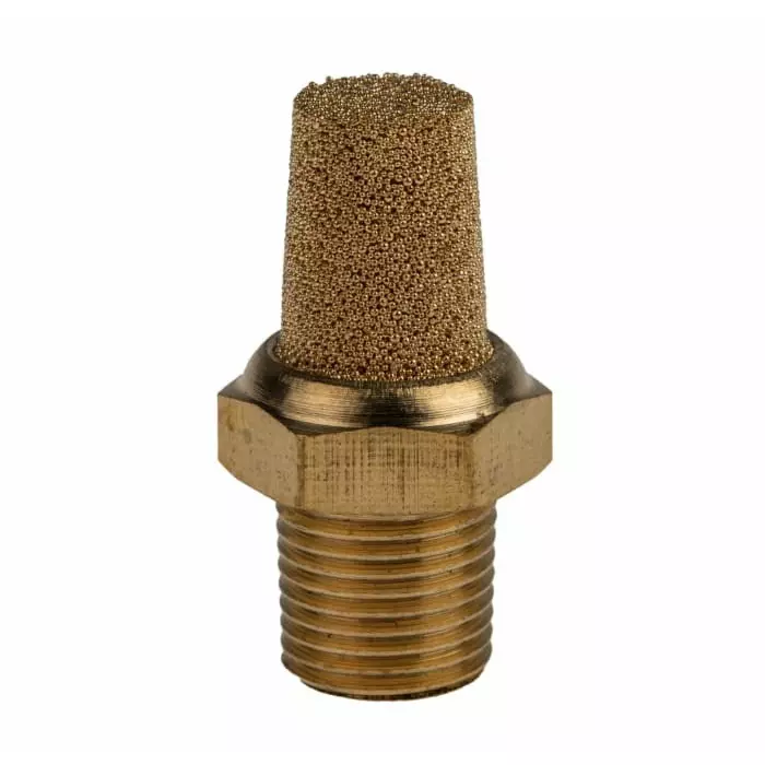 Norgren Pneumatic Silencer T40 Bronze 10 bar Threaded R 1/8 male, T40B1800