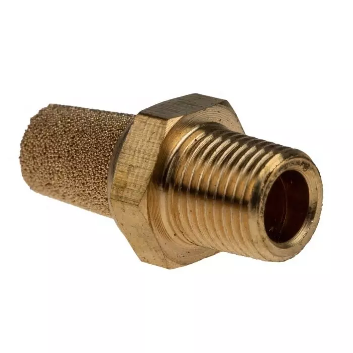 Norgren Pneumatic Silencer T40 Bronze 10 bar Threaded R 1/8 male, T40B1800
