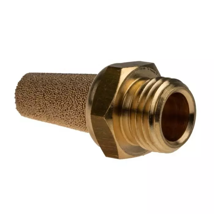 Norgren Pneumatic Silencer T40 Bronze 10 bar Threaded G 1/4 male, T40C2800