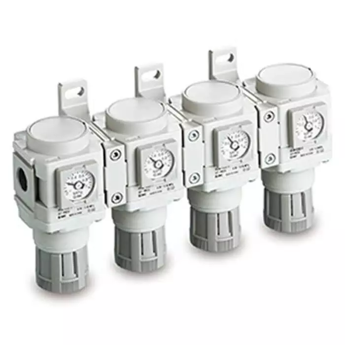SMC G 1/4 Pneumatic Regulator-0.05MPa to 0.85MPa 1MPa Max . input, AR20M-F0202E-D
