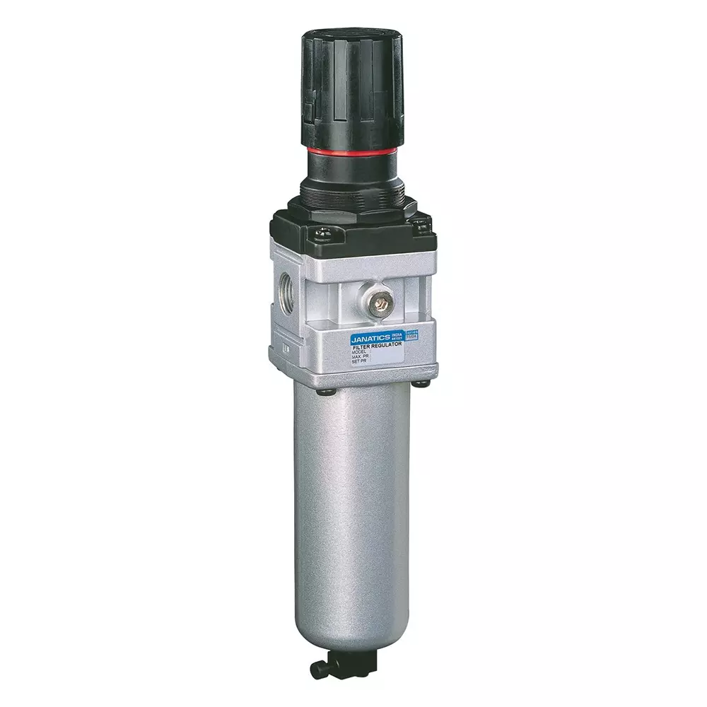 Janatics 1/4 inch (6.35 mm) Filter Regulator Combination With 5 Micron, FRC139114