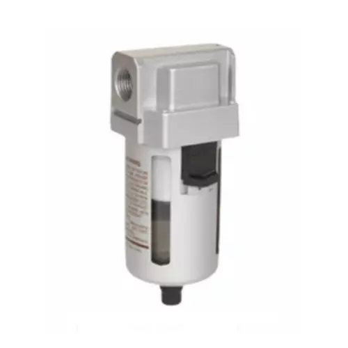 India Valve Air Filter 0.635 cm (1/4 inch) Auto Drain Aluminum Pressure Die Cast, 10 Kg/cm2