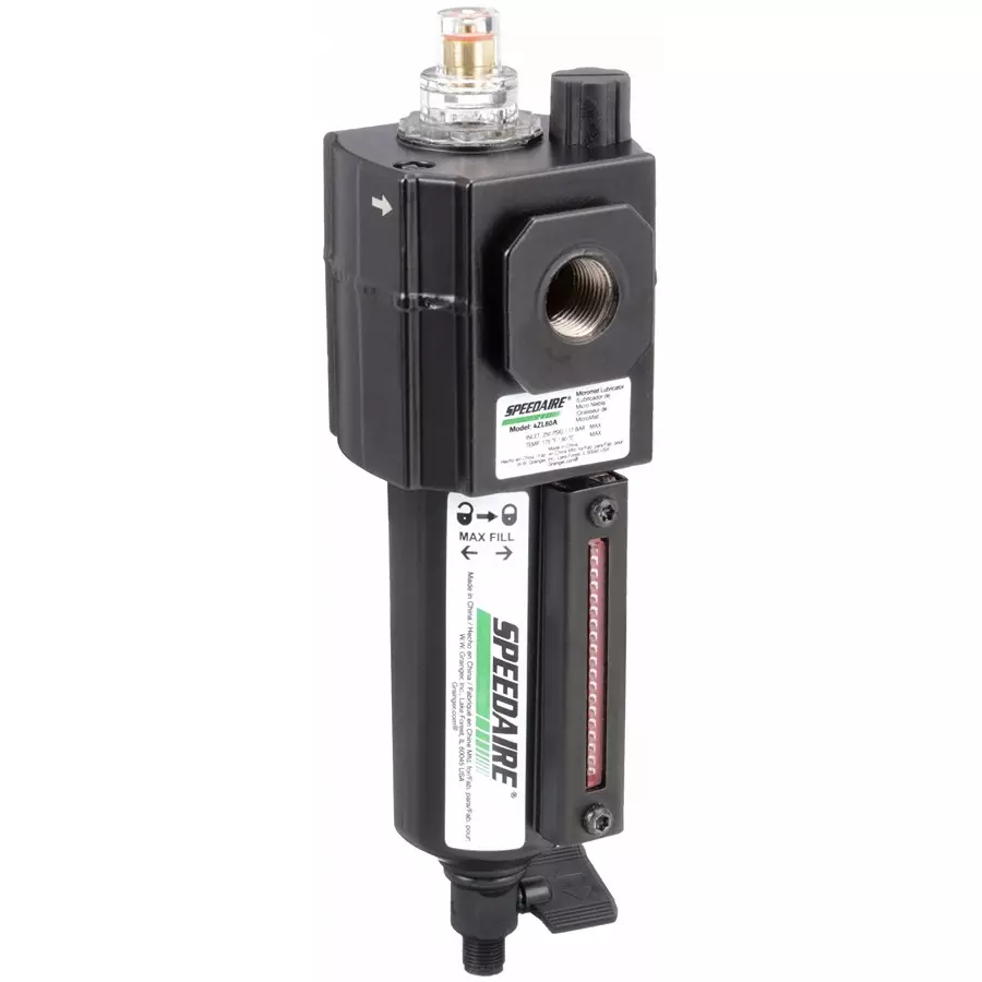SPEEDAIRE 250 psi, 9.50 mm (3/8 inch) NPT Inlet Compressed Air Lubricator, 4ZL80