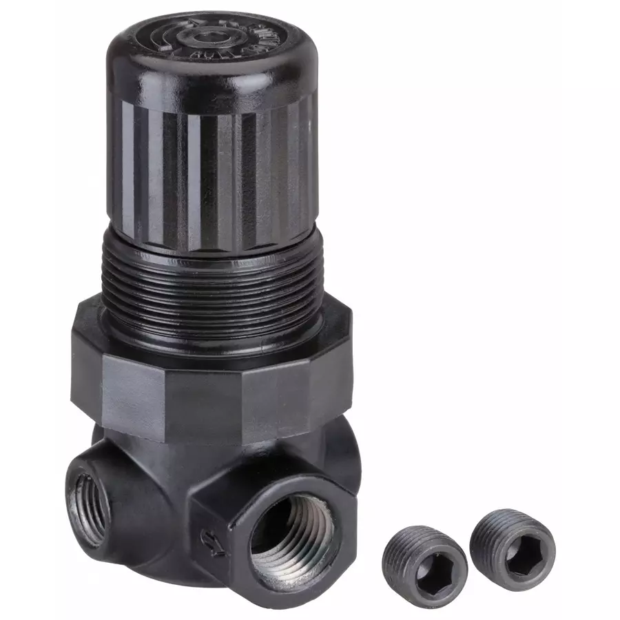 SPEEDAIRE 6.35 mm (1/4 inch) NPT Compressed Air Regulator 15 cfm, 4ZM08