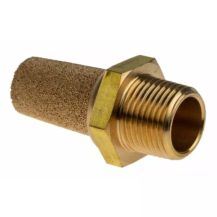 Norgren Pneumatic Silencer T40 Bronze 10 bar Threaded R 3/8 male, T40B3800