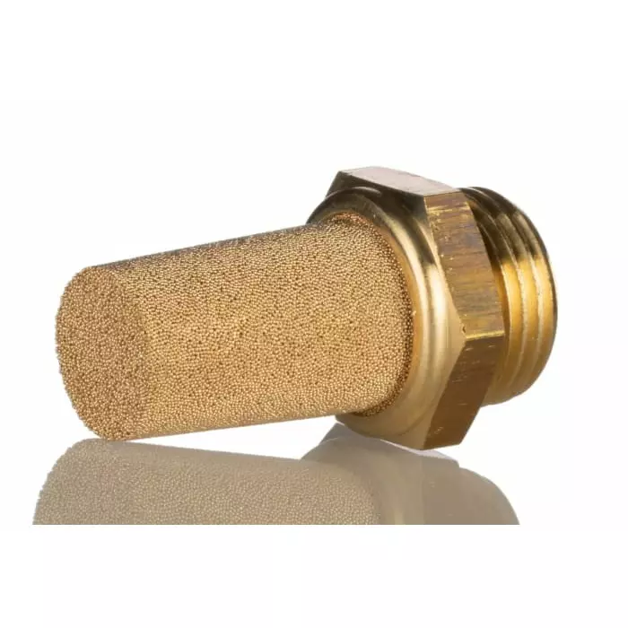 Norgren Pneumatic Silencer T40 Bronze 10 bar Threaded G 1/2 male, T40C4800