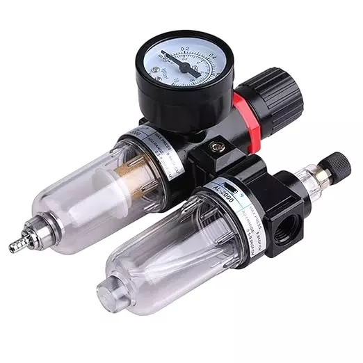 INTECO FRL with Gauge Airtech Type 0.1-0.7 MPA Working Pressure and 5 to 60 °C Operating Temperature, AFC2000