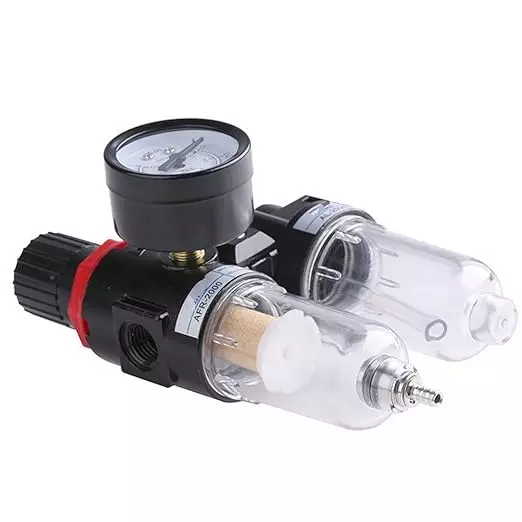 INTECO FRL with Gauge Airtech Type 0.1-0.7 MPA Working Pressure and 5 to 60 °C Operating Temperature, AFC2000