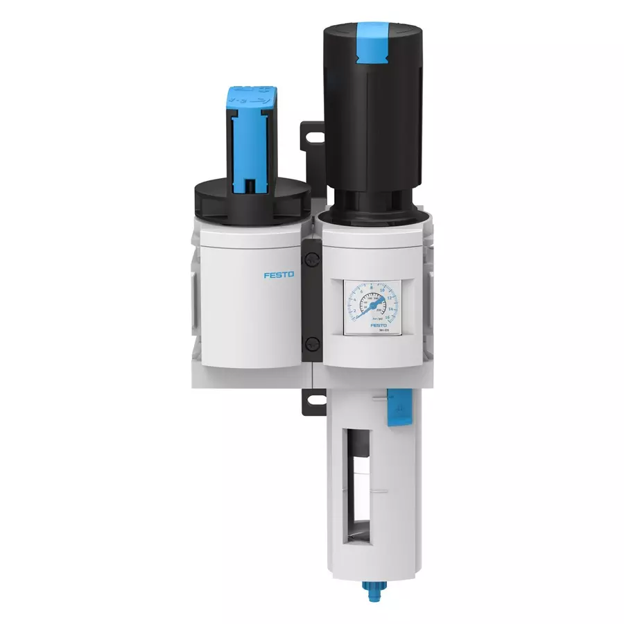 FESTO 40 µm 5100 L/min Air Preparation Combination Unit, 542274