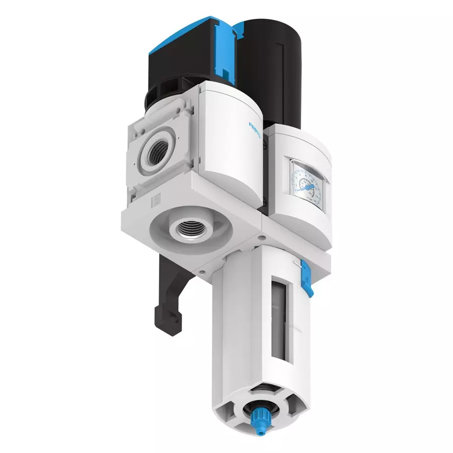 FESTO 40 µm 5100 L/min Air Preparation Combination Unit, 542274