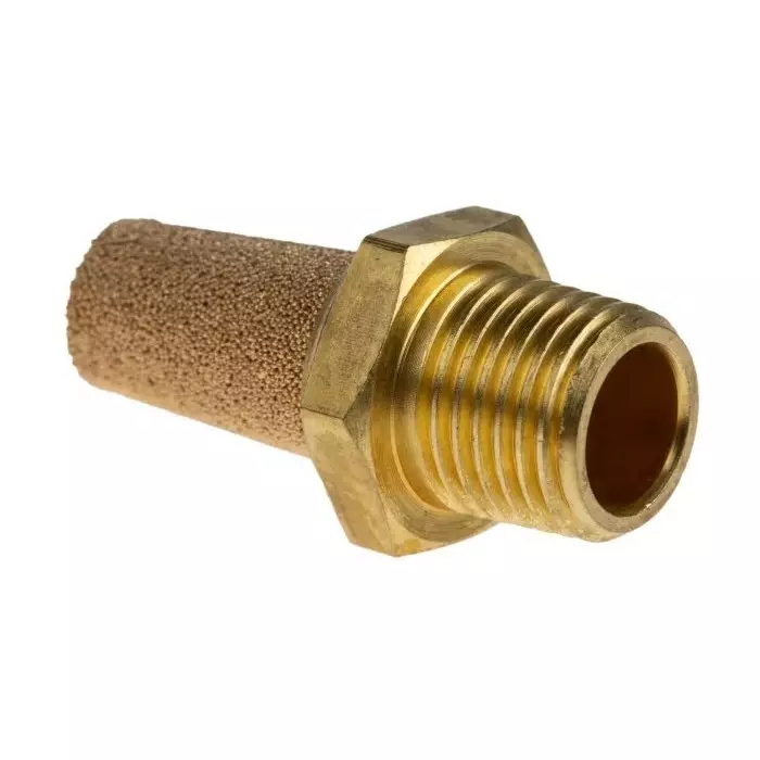 Norgren Pneumatic Silencer T40 Bronze 10 bar Threaded R 1/4 male, T40B2800