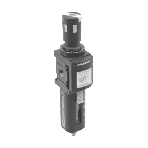 Janatics 1/4 inch (6.35 mm) Filter Regulator Combination With 40 Micron, FRC336134-M