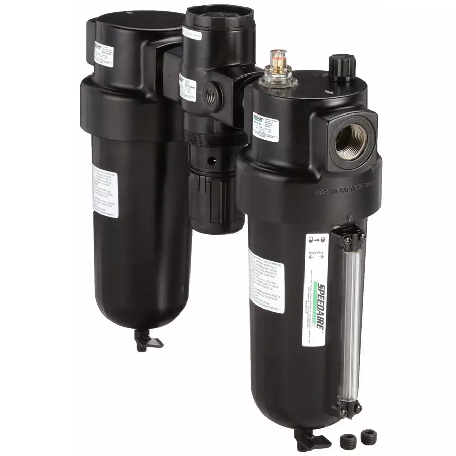 SPEEDAIRE Filter/Regulator/Lubricator 250 Psi Max Op Pressure 5 micron, 4ZL99