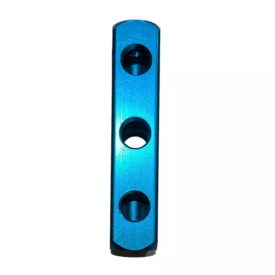 INTECO Manifold 3 Way Straight 6.35 mm (1/4 Inch) Blue