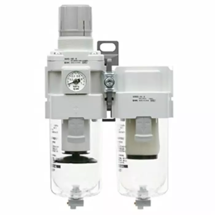 SMC G 3/8 Pneumatic Separator, 5 μm filtration, 50kPa to 10 bar, AC30D-F03-V-B