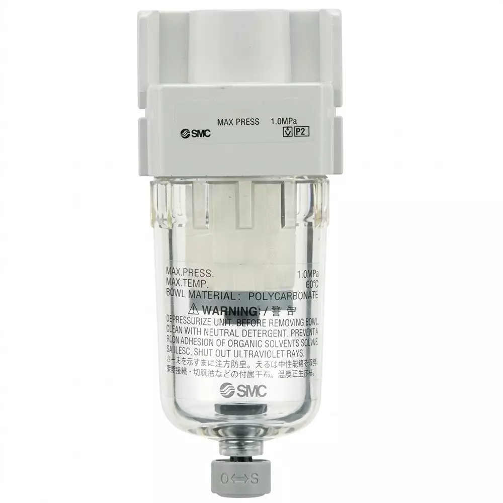 smc-mist-separator-modular-type-afm20-afm40-a-series-14-inch-635-mm-port-size-and-polycarbonate-bowl-afm20-f02-a